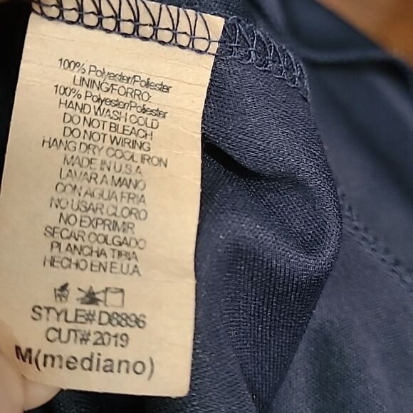 pixi + ivy sz M chiffon dress fully lined high low hem - Picture 8 of 8